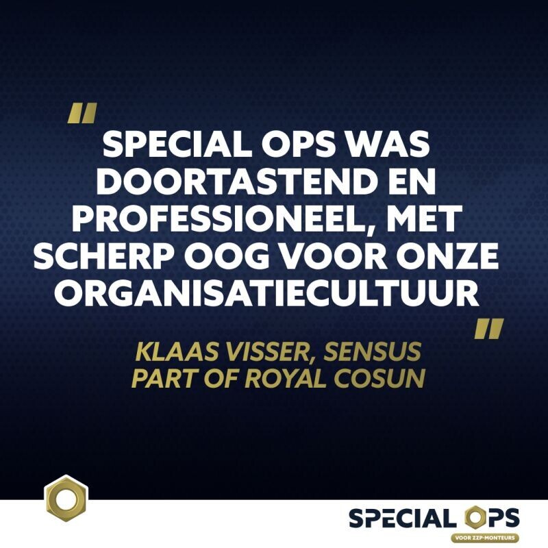 review special ops opdrachtgever 